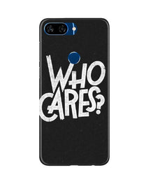 Who Cares Mobile Back Case for Gionee S11 Lite (Design - 94)