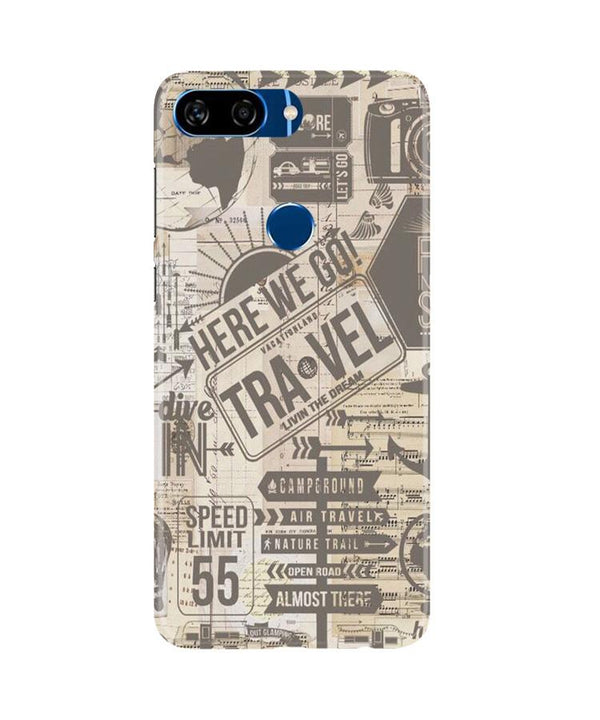Travel Case for Gionee S11 Lite  (Design - 104)