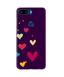 Purple Background Mobile Back Case for Gionee S11 Lite  (Design - 107)