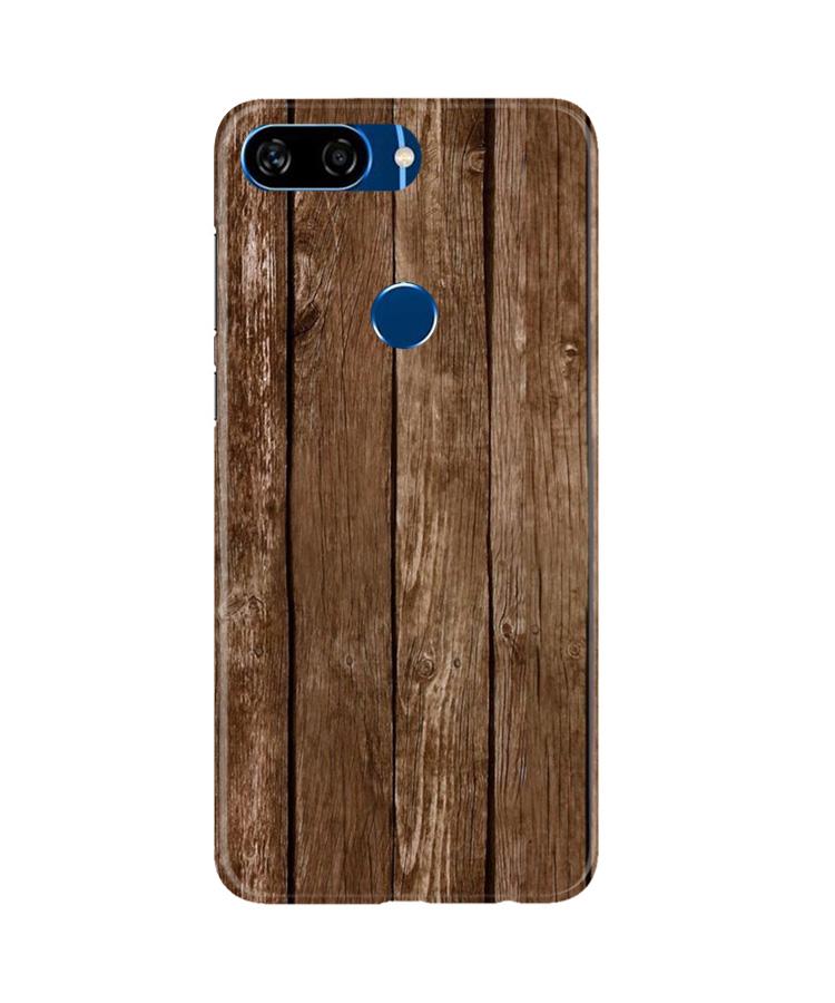 Wooden Look Case for Gionee S11 Lite(Design - 112)