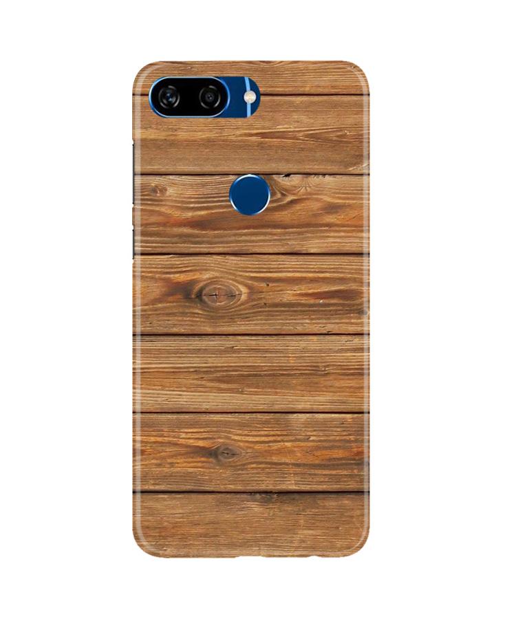 Wooden Look Case for Gionee S11 Lite(Design - 113)