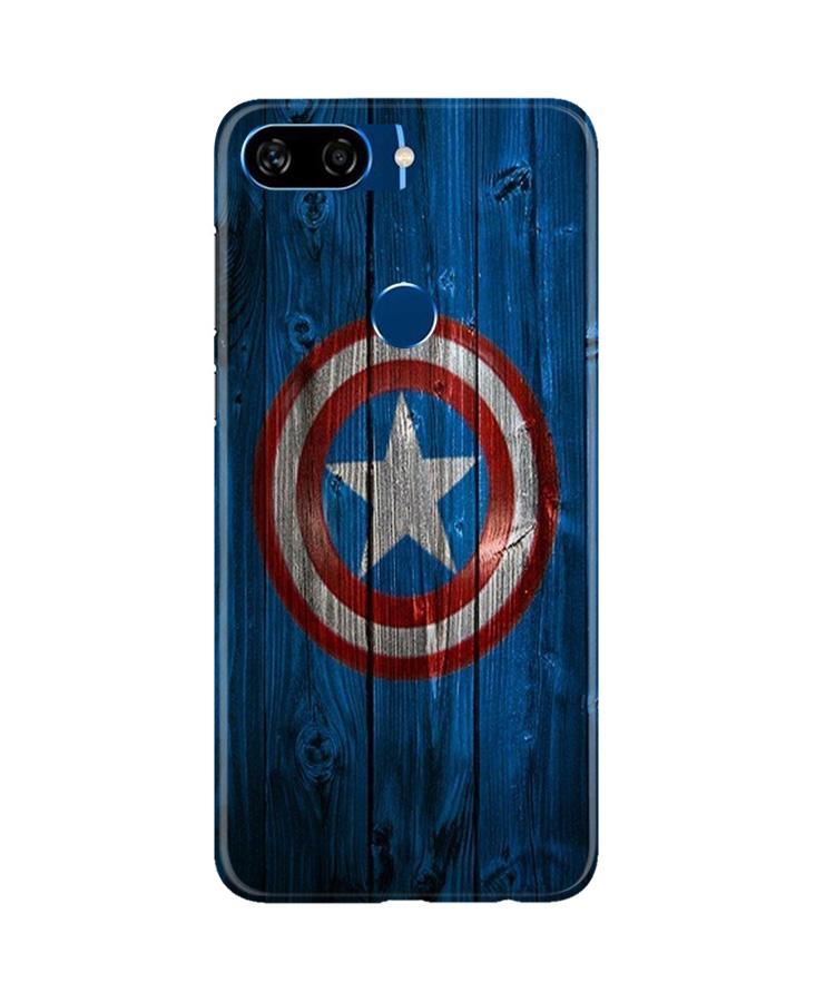 Captain America Superhero Case for Gionee S11 Lite(Design - 118)
