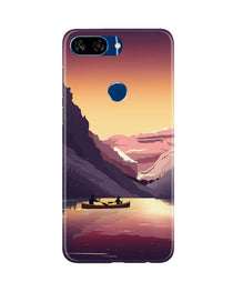 Mountains Boat Mobile Back Case for Gionee S11 Lite (Design - 181)