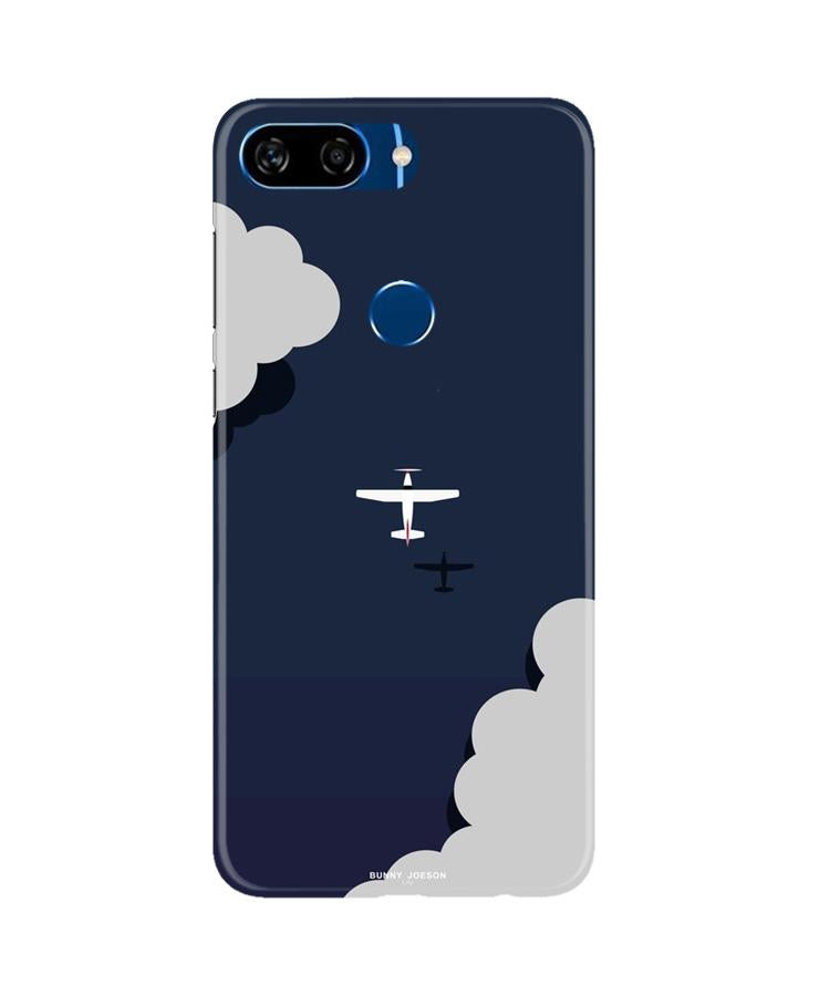 Clouds Plane Case for Gionee S11 Lite (Design - 196)
