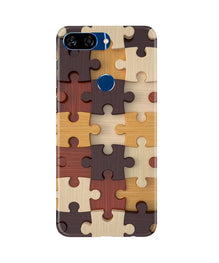 Puzzle Pattern Mobile Back Case for Gionee S11 Lite (Design - 217)