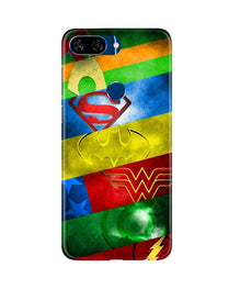 Superheros Logo Mobile Back Case for Gionee S11 Lite (Design - 251)