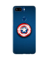 Captain America Shield Case for Gionee S11 Lite (Design No. 253)