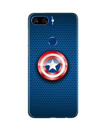 Captain America Shield Mobile Back Case for Gionee S11 Lite (Design - 253)