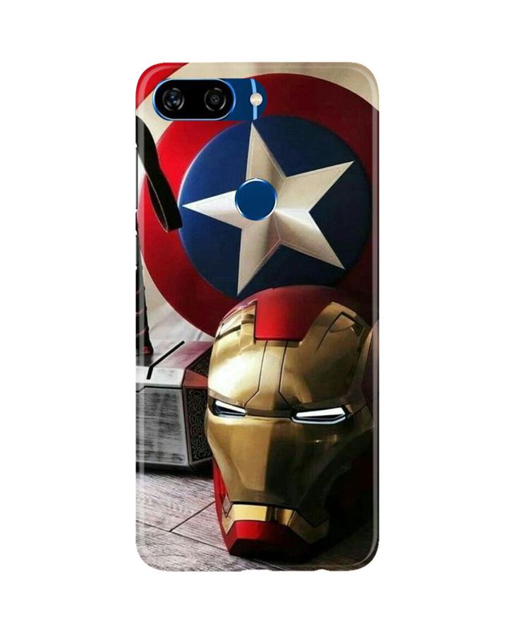 Ironman Captain America Case for Gionee S11 Lite (Design No. 254)