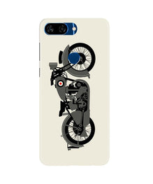MotorCycle Mobile Back Case for Gionee S11 Lite (Design - 259)
