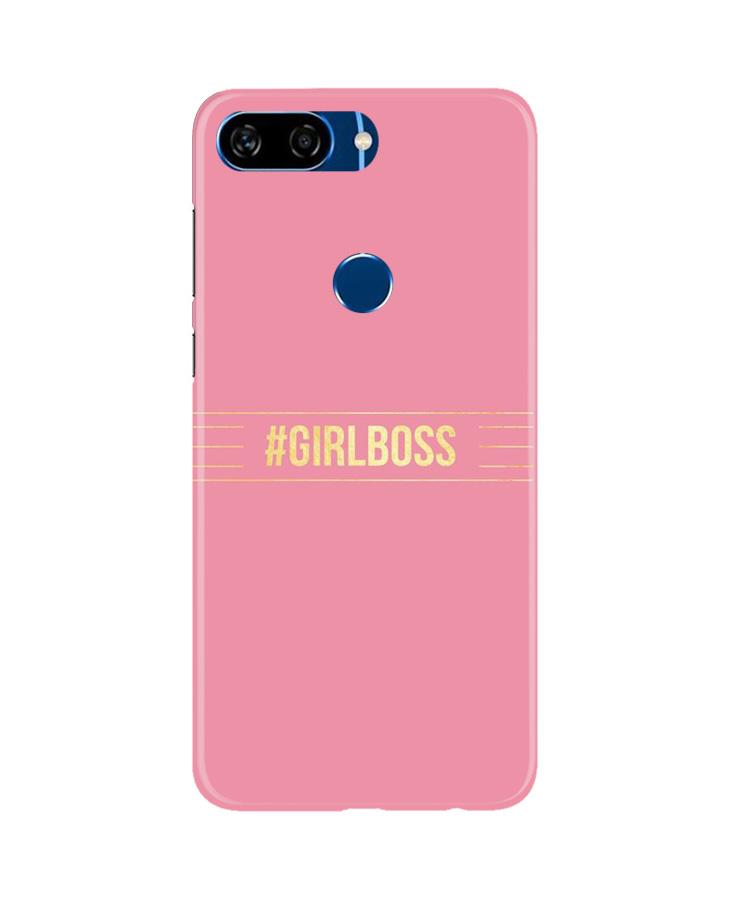 Girl Boss Pink Case for Gionee S11 Lite (Design No. 263)