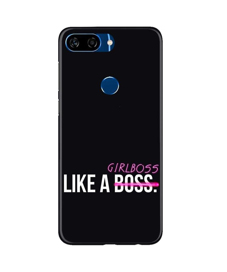 Like a Girl Boss Case for Gionee S11 Lite (Design No. 265)