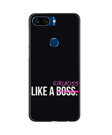 Like a Girl Boss Mobile Back Case for Gionee S11 Lite (Design - 265)