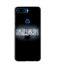Girl Boss Black Mobile Back Case for Gionee S11 Lite (Design - 268)