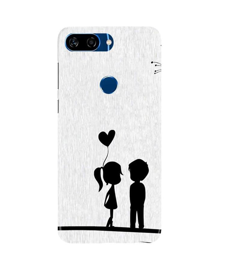 Cute Kid Couple Case for Gionee S11 Lite (Design No. 283)