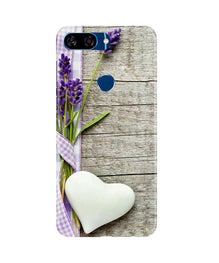 White Heart Mobile Back Case for Gionee S11 Lite (Design - 298)