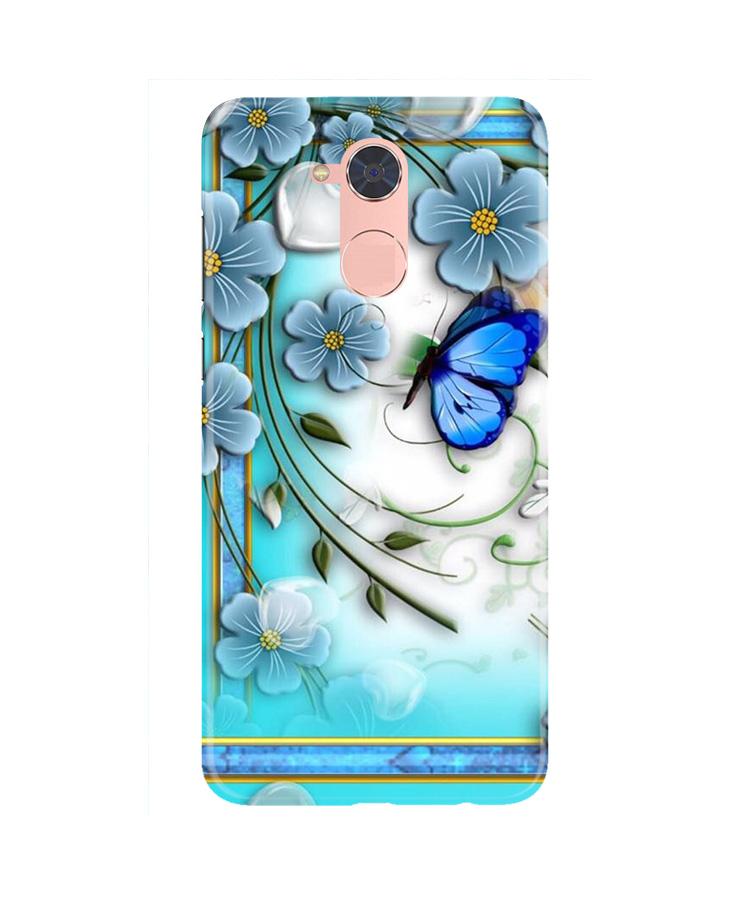 Blue Butterfly Case for Gionee S6 Pro