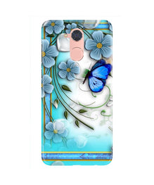 Blue Butterfly Mobile Back Case for Gionee S6 Pro (Design - 21)