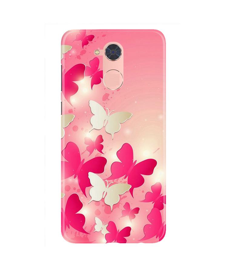 White Pick Butterflies Case for Gionee S6 Pro
