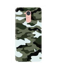 Army Camouflage Mobile Back Case for Gionee S6 Pro  (Design - 108)