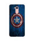 Captain America Superhero Case for Gionee S6 Pro  (Design - 118)