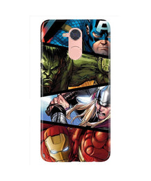 Avengers Superhero Mobile Back Case for Gionee S6 Pro  (Design - 124)