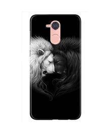 Dark White Lion Mobile Back Case for Gionee S6 Pro  (Design - 140)