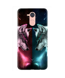 Wolf fight Mobile Back Case for Gionee S6 Pro (Design - 221)