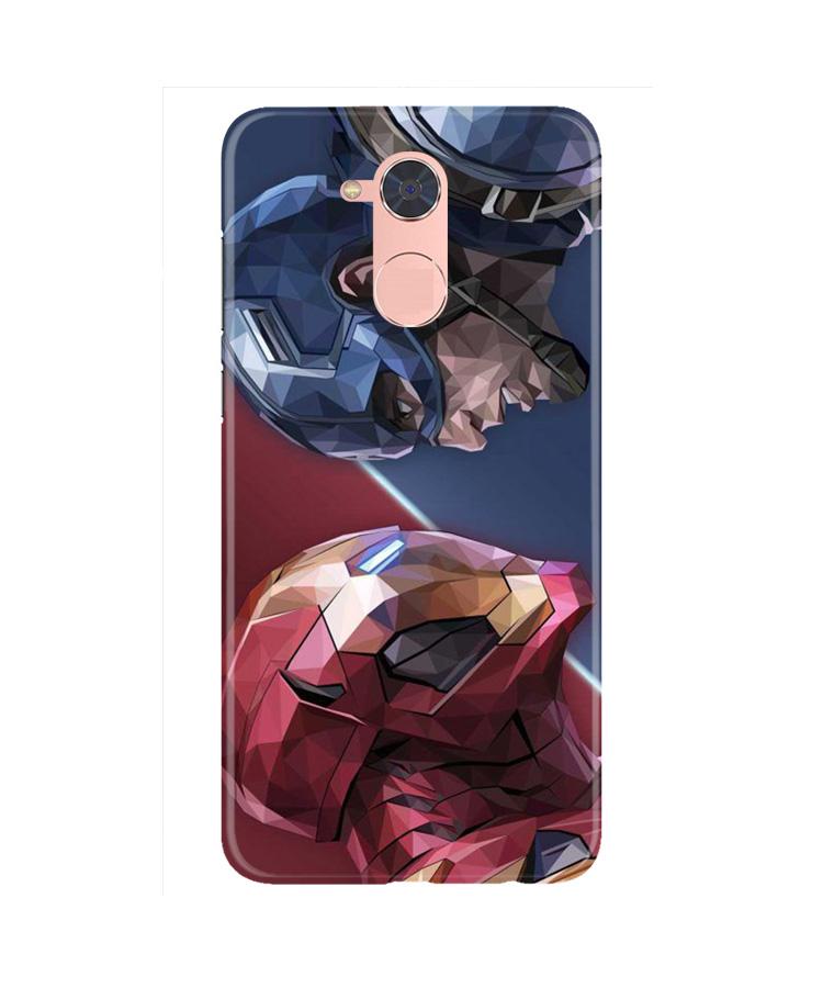 Ironman Captain America Case for Gionee S6 Pro (Design No. 245)