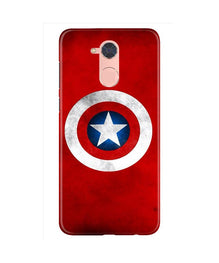 Captain America Mobile Back Case for Gionee S6 Pro (Design - 249)