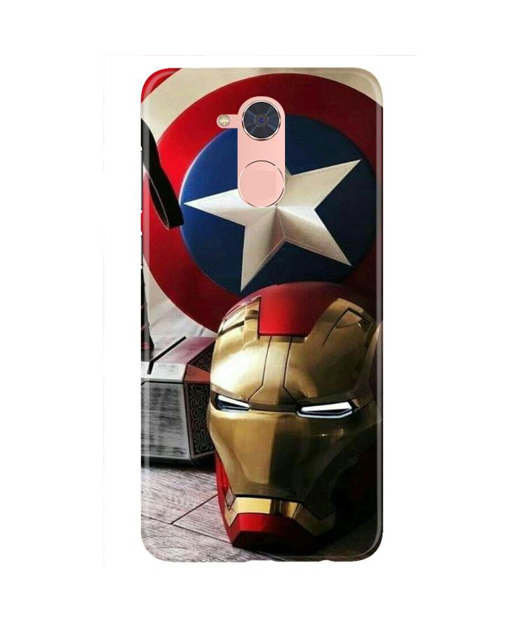Ironman Captain America Case for Gionee S6 Pro (Design No. 254)