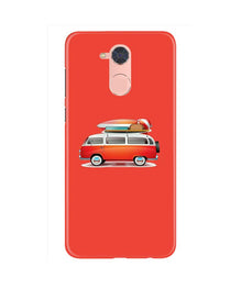 Travel Bus Mobile Back Case for Gionee S6 Pro (Design - 258)