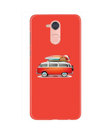 Travel Bus Mobile Back Case for Gionee S6 Pro (Design - 258)