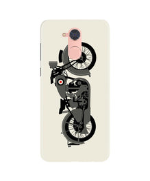 MotorCycle Mobile Back Case for Gionee S6 Pro (Design - 259)