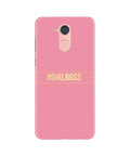 Girl Boss Pink Case for Gionee S6 Pro (Design No. 263)