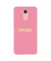 Girl Boss Pink Case for Gionee S6 Pro (Design No. 263)