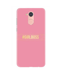Girl Boss Pink Mobile Back Case for Gionee S6 Pro (Design - 263)