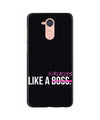 Like a Girl Boss Case for Gionee S6 Pro (Design No. 265)
