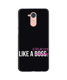 Like a Girl Boss Mobile Back Case for Gionee S6 Pro (Design - 265)