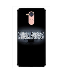 Girl Boss Black Mobile Back Case for Gionee S6 Pro (Design - 268)