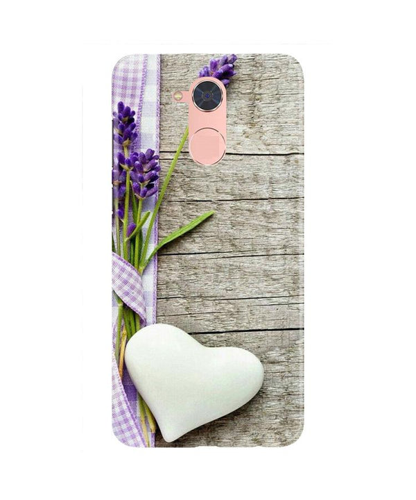 White Heart Case for Gionee S6 Pro (Design No. 298)