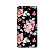 Pink rose Mobile Back Case for Gionee Elifi S7 (Design - 12)