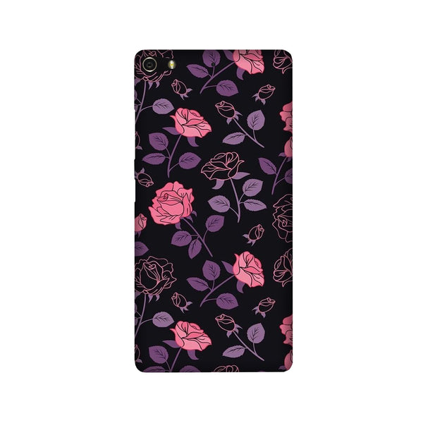 Rose Black Background Case for Gionee Elifi S7