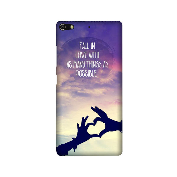 Fall in love Case for Gionee Elifi S7