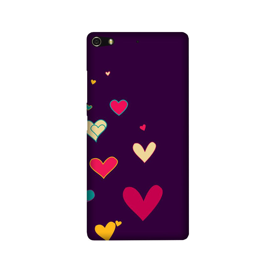 Purple Background Case for Gionee Elifi S7  (Design - 107)