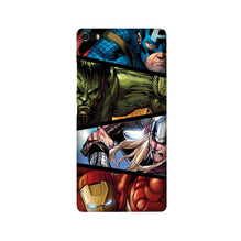 Avengers Superhero Mobile Back Case for Gionee Elifi S7  (Design - 124)