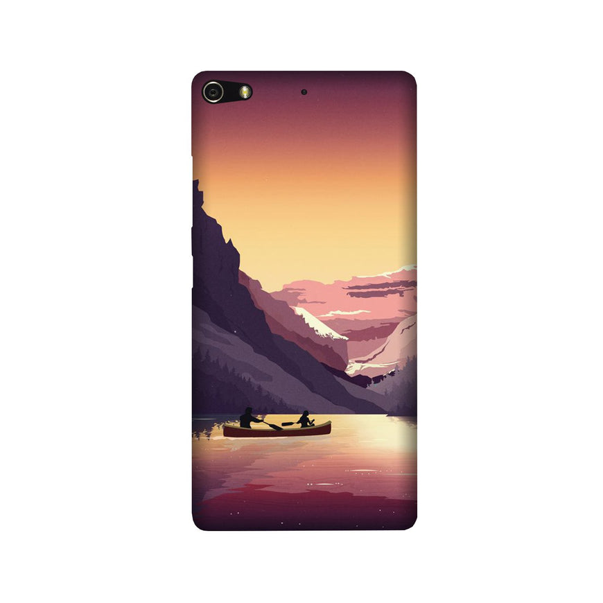 Mountains Boat Case for Gionee Elifi S7 (Design - 181)