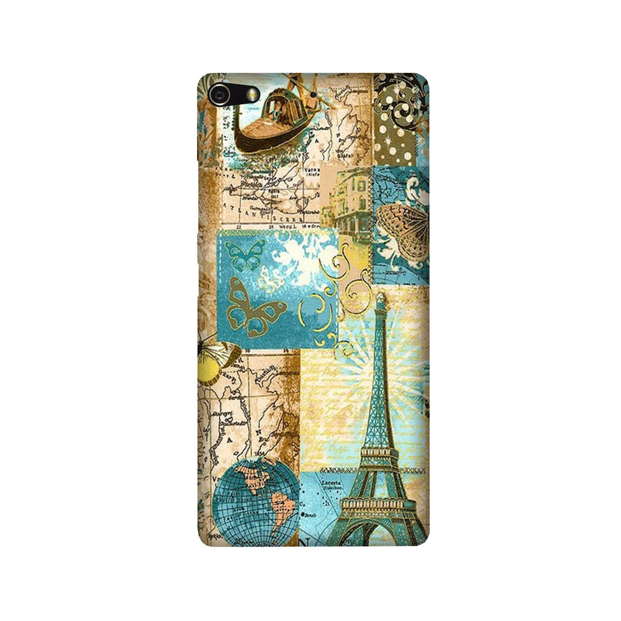 Travel Eiffel Tower Case for Gionee Elifi S7 (Design No. 206)