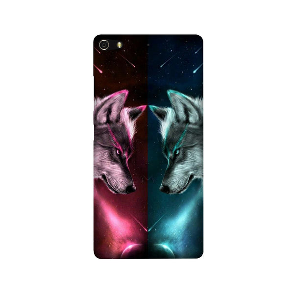 Wolf fight Case for Gionee Elifi S7 (Design No. 221)
