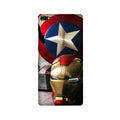 Ironman Captain America Case for Gionee Elifi S7 (Design No. 254)